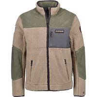 NAPAPIJRI Herren Fleecepullover beige unifarben von Napapijri