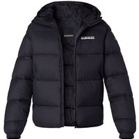 NAPAPIJRI Herren Steppjacke Schwarz Mikrofaser unifarben von Napapijri