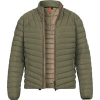 NAPAPIJRI Herren Steppjacke grün Mikrofaser unifarben von Napapijri