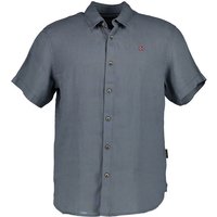 NAPAPIJRI Herren Kurzarmhemd blau Leinen NAPAPIJRI Herren Kurzarmhemd blau Leinen von Napapijri