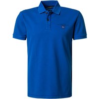 NAPAPIJRI Herren Polo-Shirt blau Baumwoll-Piqué von Napapijri