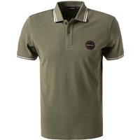 NAPAPIJRI Herren Polo-Shirt grün Baumwoll-Piqué von Napapijri