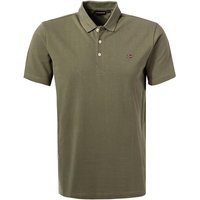 NAPAPIJRI Herren Polo-Shirt grün Baumwoll-Piqué von Napapijri