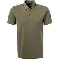 NAPAPIJRI Herren Polo-Shirt grün Baumwoll-Piqué von Napapijri