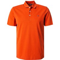 NAPAPIJRI Herren Polo-Shirt orange Baumwoll-Piqué von Napapijri