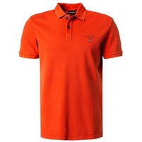 NAPAPIJRI Herren Polo-Shirt orange Baumwoll-Piqué von Napapijri