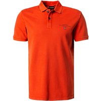 NAPAPIJRI Herren Polo-Shirt orange Baumwoll-Piqué von Napapijri