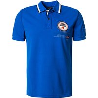 NAPAPIJRI Herren Polo-Shirts blau Baumwoll-Piqué von Napapijri