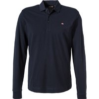 NAPAPIJRI Herren Polo-Shirt blau Baumwoll-Piqué NAPAPIJRI Herren Polo-Shirt blau Baumwoll-Piqué von Napapijri