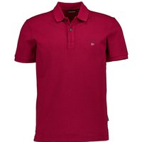 NAPAPIJRI Herren Polo-Shirt rot Baumwoll-Piqué von Napapijri