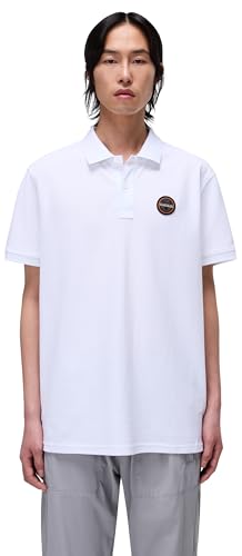 Napapijri Herren,Poloshirt Epy mit Kurzen Ärmeln,Weiß,L von Napapijri