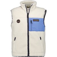 NAPAPIJRI Herren Weste beige Teddyfell unifarben von Napapijri