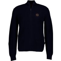 NAPAPIJRI Herren Cardigan blau Baumwolle unifarben von Napapijri