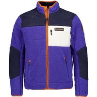 NAPAPIJRI Herren Fleecepullover blau Teddyfell unifarben von Napapijri