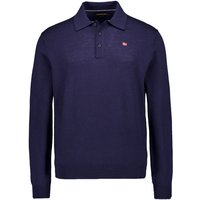 NAPAPIJRI Herren Pullover blau unifarben von Napapijri
