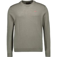 NAPAPIJRI Herren Pullover grün unifarben von Napapijri