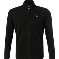 NAPAPIJRI Herren Cardigan schwarz unifarben von Napapijri