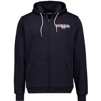 NAPAPIJRI Herren Sweatjacke schwarz Baumwolle unifarben von Napapijri