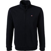 NAPAPIJRI Herren Sweatjacke blau Baumwolle unifarben von Napapijri