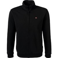 NAPAPIJRI Herren Sweatjacke schwarz Baumwolle unifarben von Napapijri