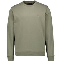 NAPAPIJRI Herren Sweatshirt grün unifarben von Napapijri