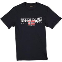 NAPAPIJRI Herren T-Shirt Schwarz Baumwolle von Napapijri