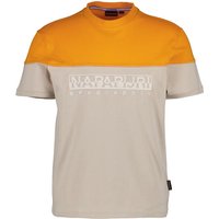 NAPAPIJRI Herren T-Shirt beige Baumwolle von Napapijri