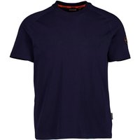 NAPAPIJRI Herren T-Shirt blau Baumwolle von Napapijri