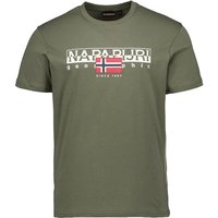 NAPAPIJRI Herren T-Shirt grün von Napapijri