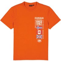 NAPAPIJRI Herren T-Shirt orange von Napapijri