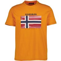 NAPAPIJRI Herren T-Shirt orange von Napapijri