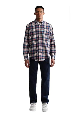 NAPAPIJRI Herrenhemd NP0A4GOT WEISS, Weiß mehrfarbig, XXL von Napapijri