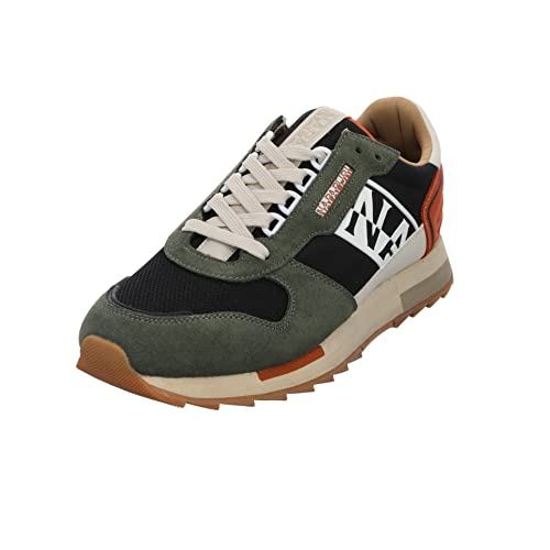 Napapijri Herren Sneaker Schuhe Running Virtus Sneaker Logoschriftzug Synthetikkombination Sport Halbschuhe Gemustert von Napapijri