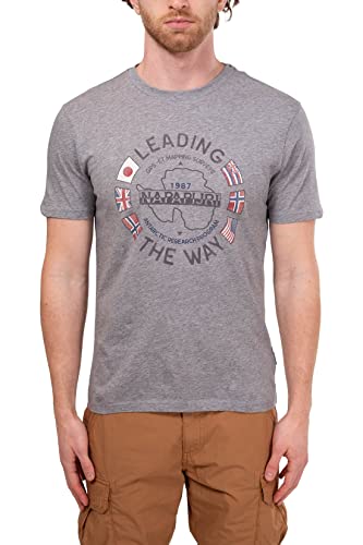 NAPAPIJRI - Men's Circular Print T-Shirt - Size S von Napapijri