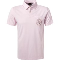 NAPAPIJRI Herren Polo-Shirt rosa Baumwoll-Jersey von Napapijri