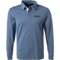 NAPAPIJRI Herren Pullover blau Baumwolle Logo und Motiv von Napapijri