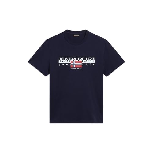 Napapijri T.shirt NP0A4HTO1761 S-AYLMER Blu Blu/L von Napapijri