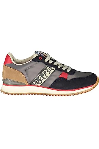 NAPAPIJRI Sneakers Grau Multicolor S3cosmos01/Nyp Herren Sportschuhe Stoff Wildleder, grau, 44 EU von Napapijri