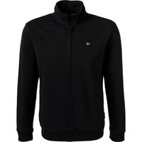 NAPAPIJRI Herren Sweatjacke schwarz unifarben von Napapijri
