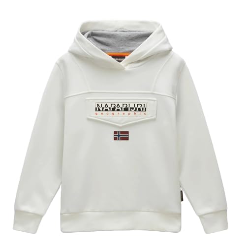 NAPAPIJRI Sudadera Con Capucha niño NP0A4I6T-J 2061 White Heron Blanco, Color Blanco., 14 años von Napapijri