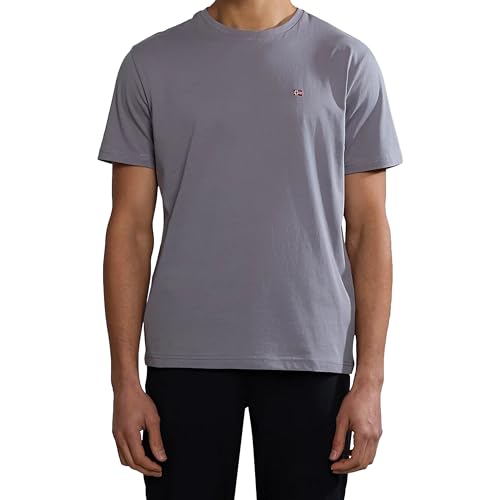 NAPAPIJRI T-SHIRT MANICHE CORTE UOMO GRIGIO von Napapijri