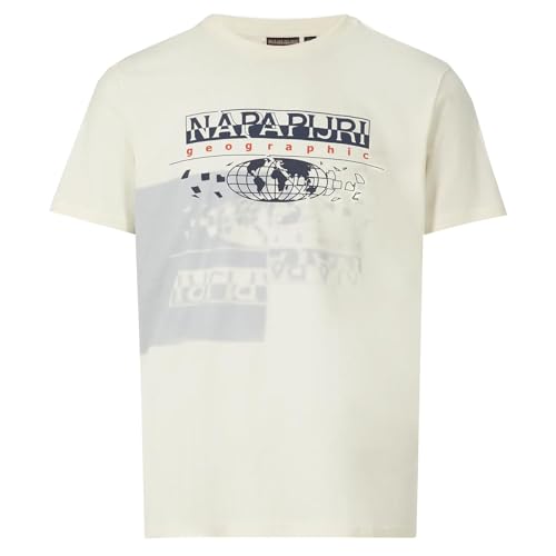 NAPAPIJRI T-Shirt S-Argus T-Shirt Herren Weiß, Weiß, Medium von Napapijri