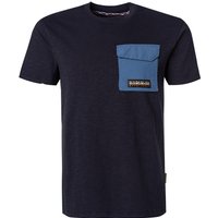 NAPAPIJRI Herren T-Shirt blau von Napapijri