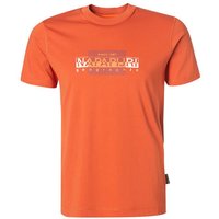 NAPAPIJRI Herren T-Shirt orange Baumwolle von Napapijri