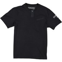 NAPAPIJRI Herren T-Shirt schwarz Baumwolle von Napapijri