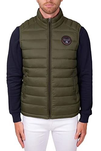 Napapijri - Ärmellose Jacke 100 g, grün, M von Napapijri