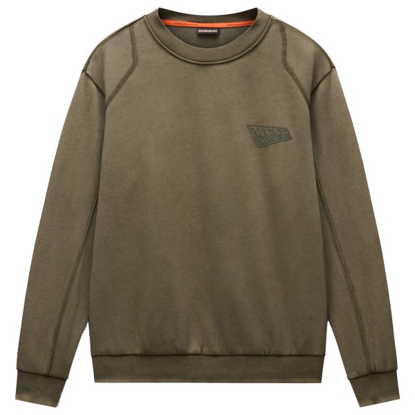 Napapijri - B-Aren Crew - Pullover Gr M braun von Napapijri