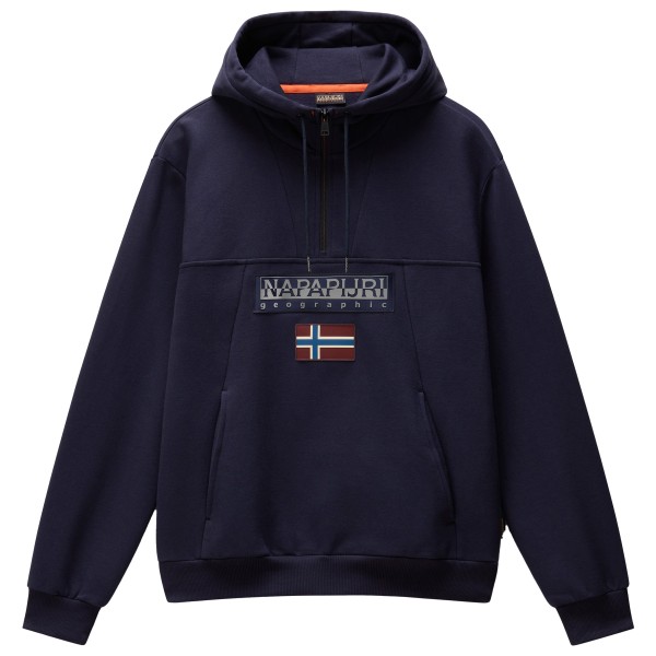 Napapijri - Burgee Half Zip Hoodie 2.0 - Hoodie Gr XXL blau von Napapijri
