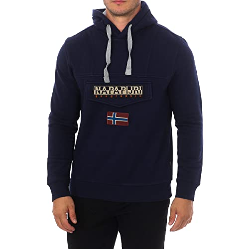 Napapijri Burgee Hoodie Winter - Blue Marine -L von Napapijri