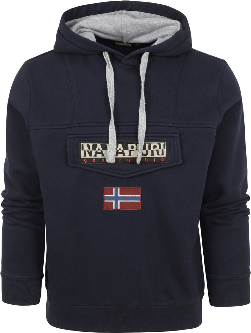 Napapijri Burgee Pullover Blau - Größe L von Napapijri